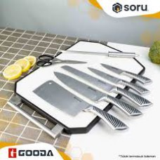 Set Pisau Dapur Stainless Steel